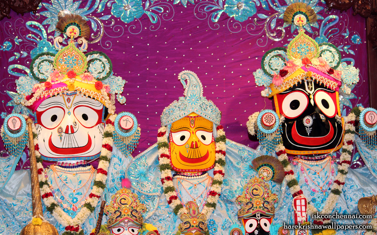 Jagannath Baladeva Subhadra Wallpaper (001) Size 1440x900 Download
