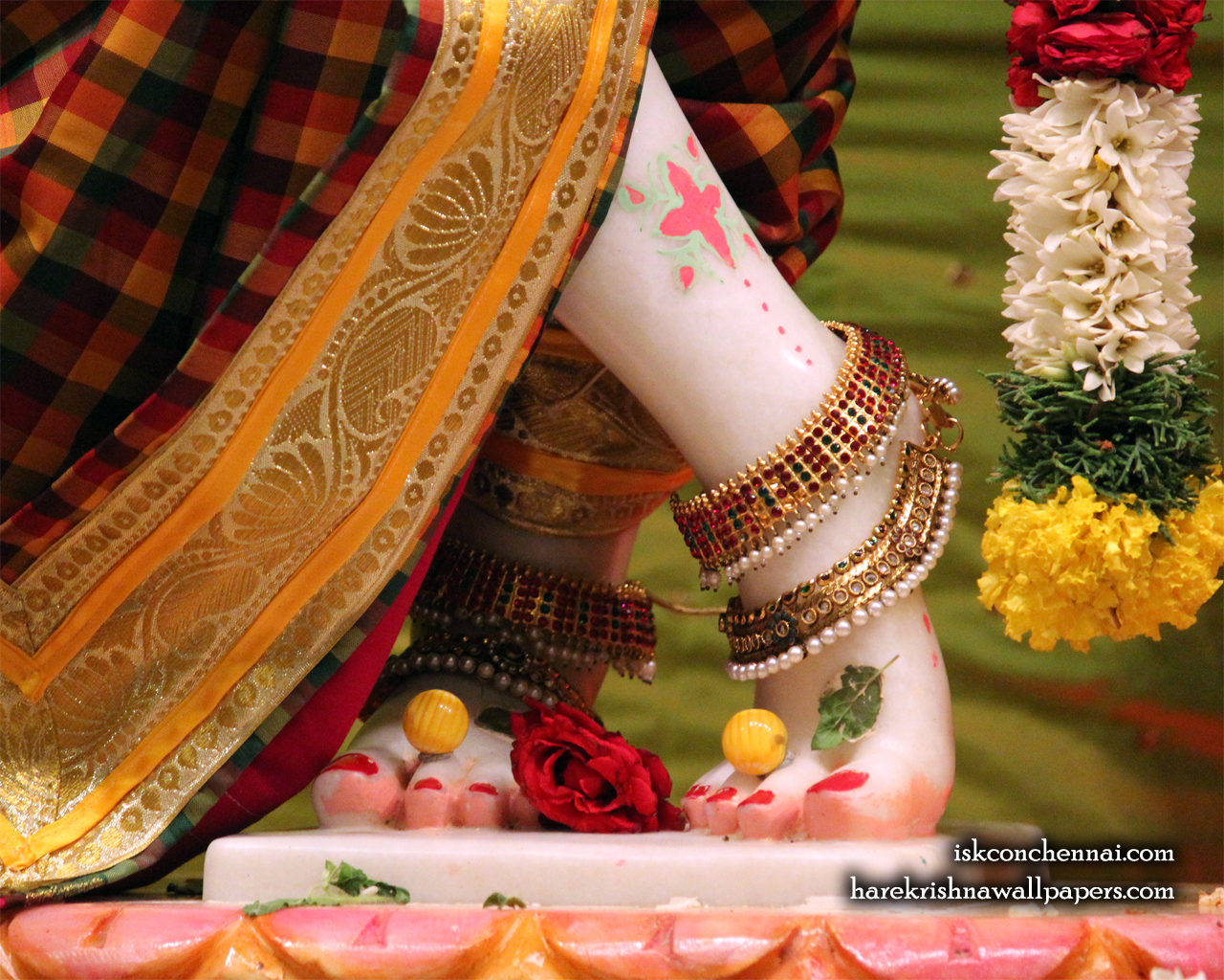 Sri Krishna Feet Wallpaper (001) Size 1280x1024 Download