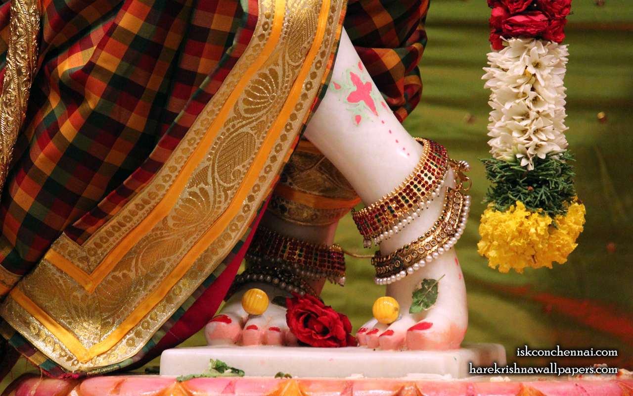 Sri Krishna Feet Wallpaper (001) Size 1280x800 Download