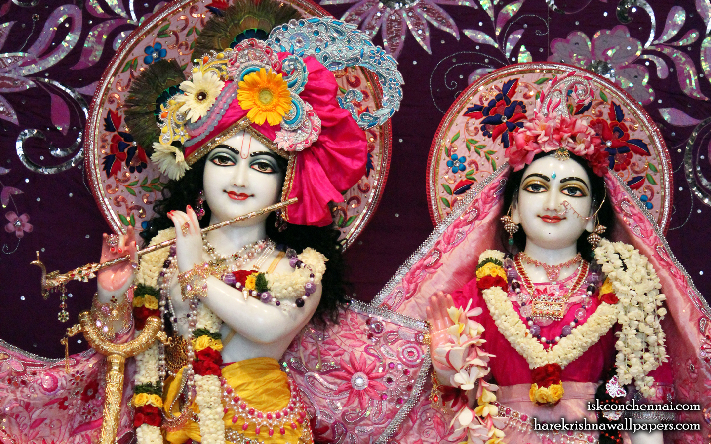 Sri Sri Radha Krishna Close up Wallpaper (001) Size 1440x900 Download