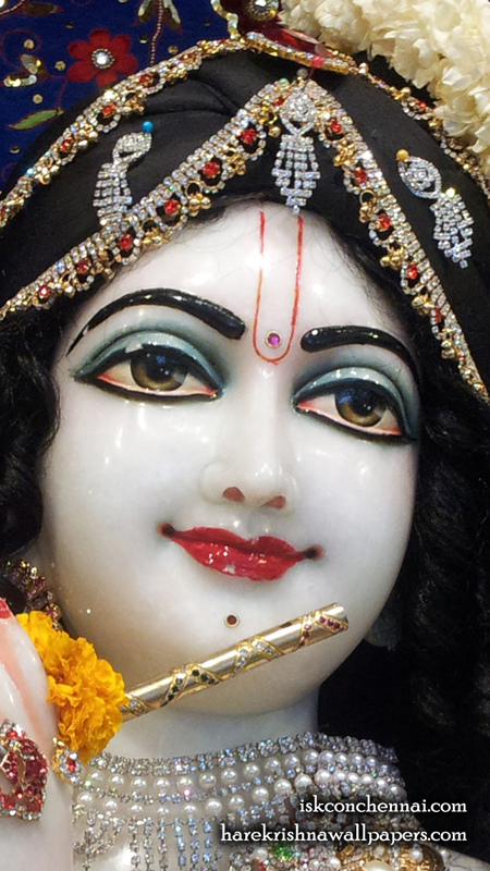 Sri Krishna Close up Wallpaper (002) Size 450x800 Download