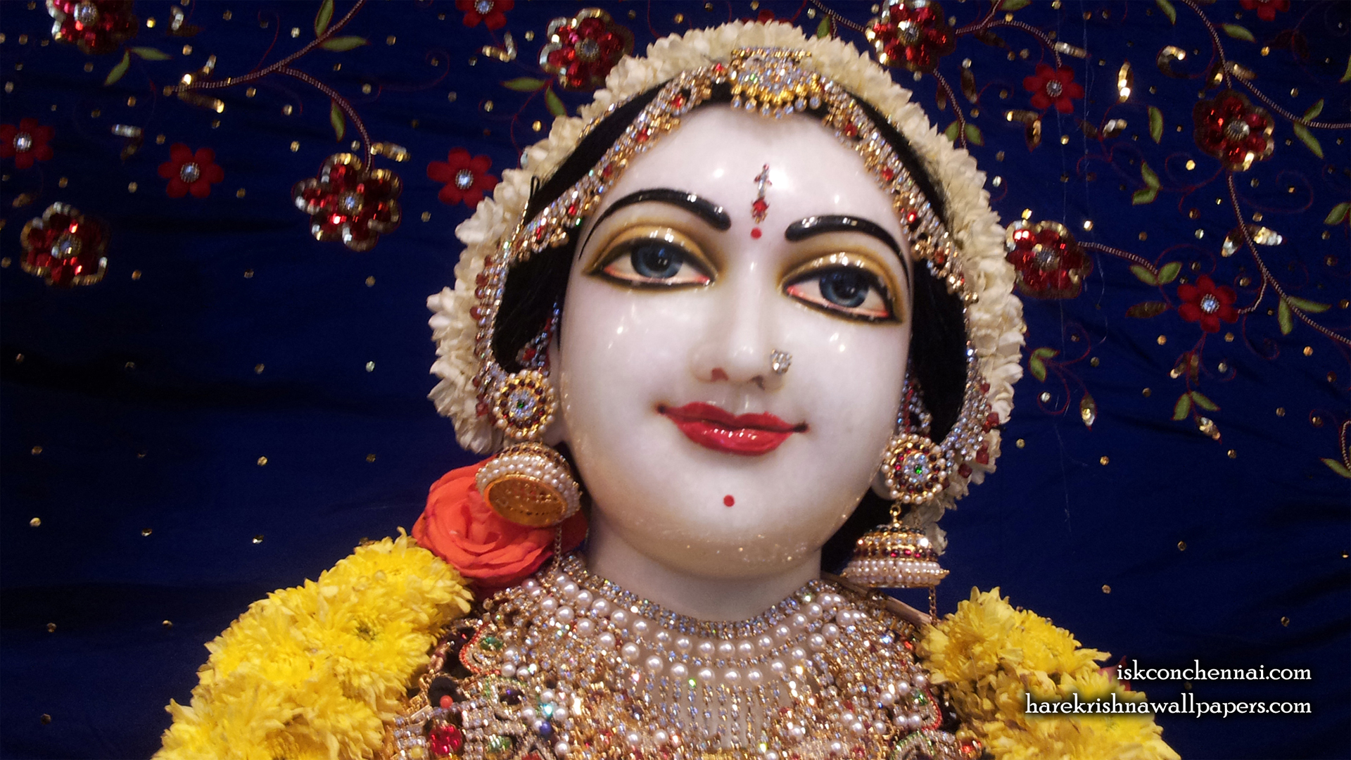 Sri Radha Close up Wallpaper (002) Size 1920x1080 Download