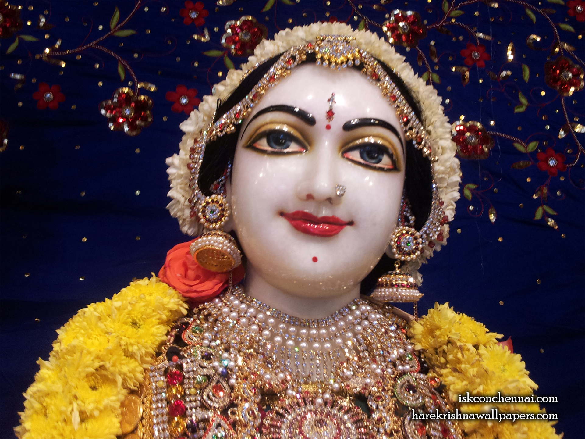 Sri Radha Close up Wallpaper (002) Size 1920x1440 Download