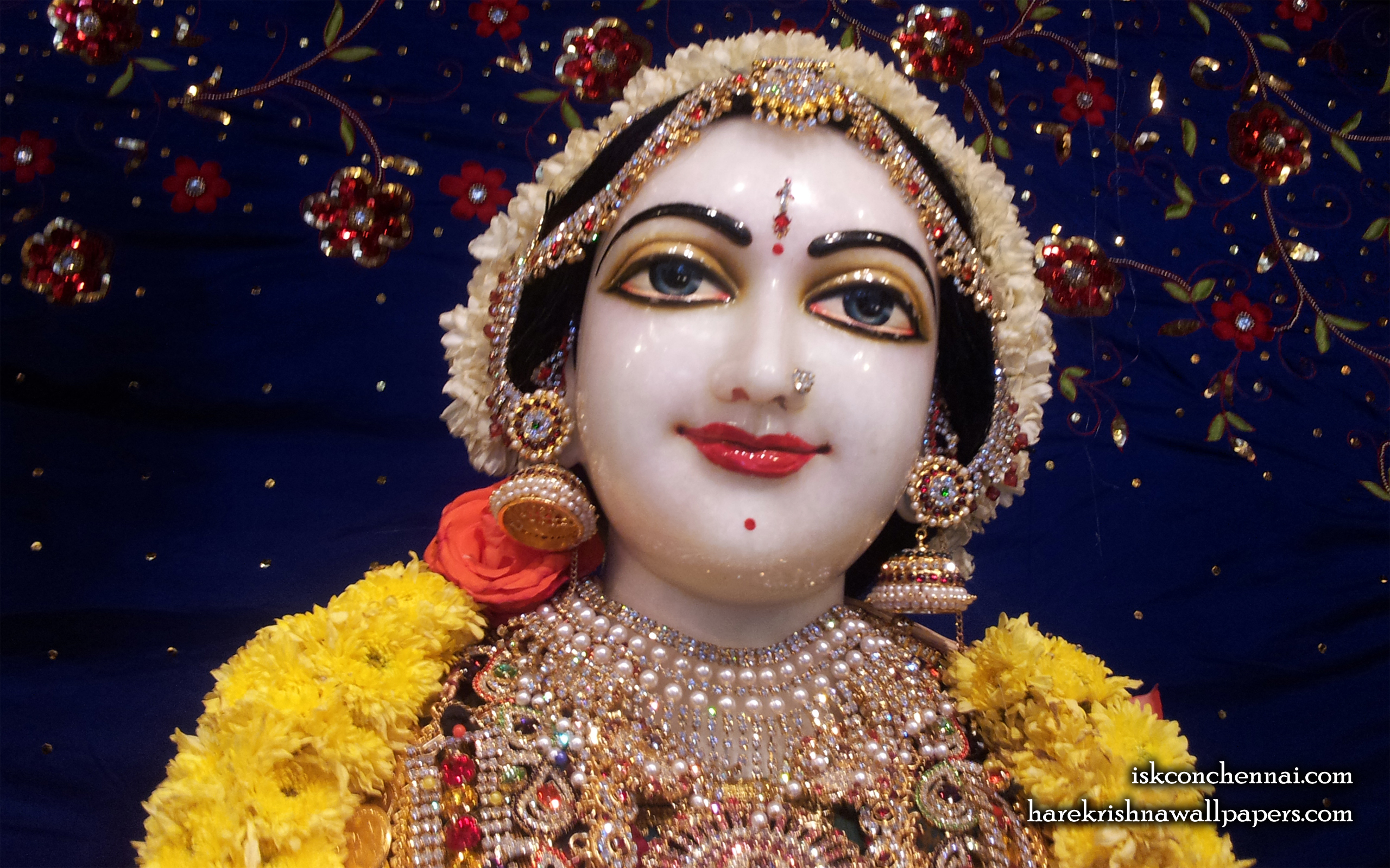 Sri Radha Close up Wallpaper (002) Size 2560x1600 Download