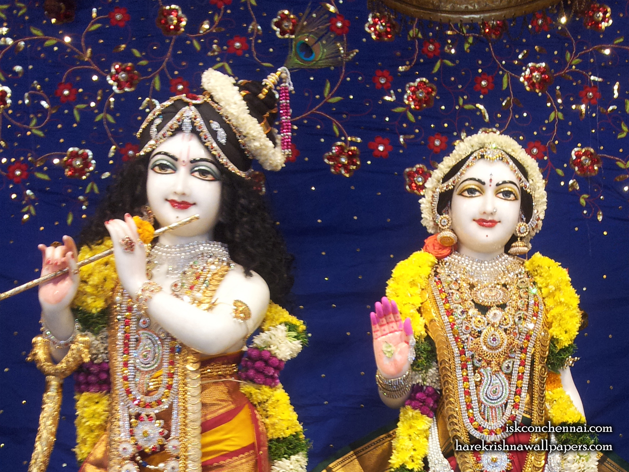 Sri Sri Radha Krishna Close up Wallpaper (002) Size 1280x960 Download