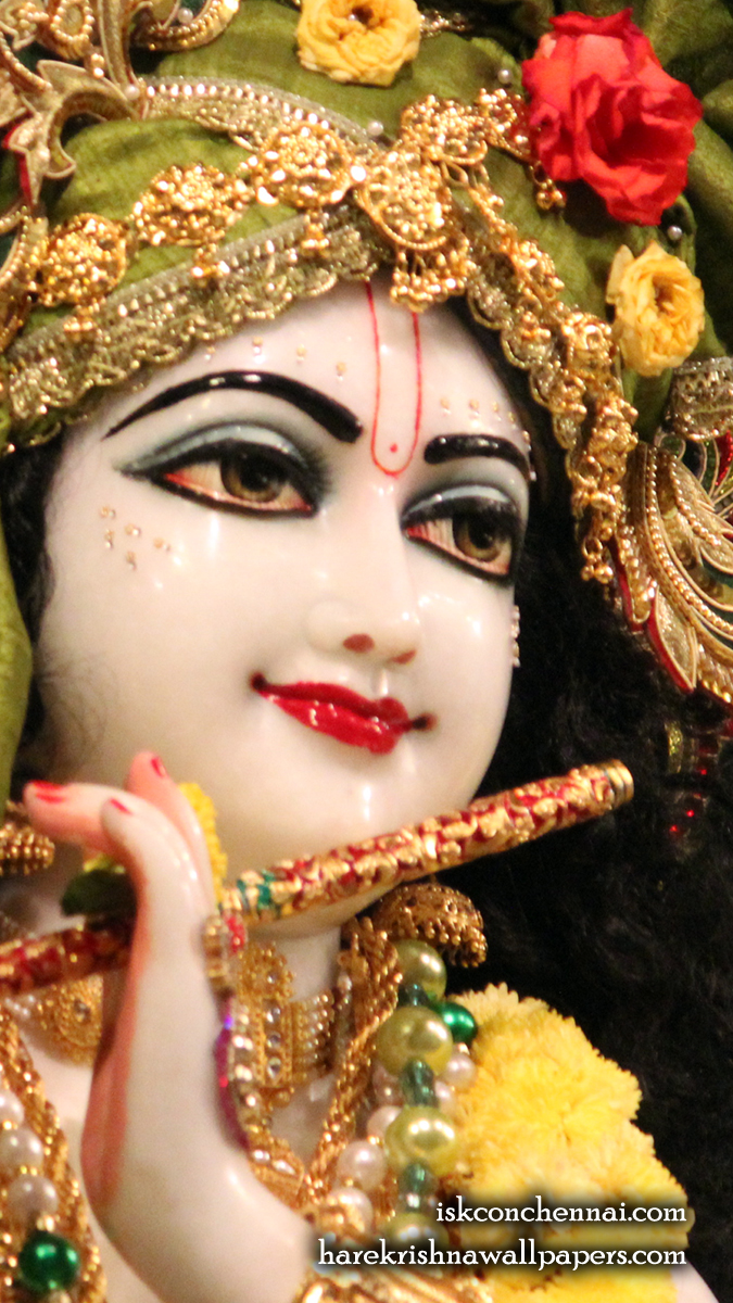 Sri Krishna Close up Wallpaper (003) Size 675x1200 Download