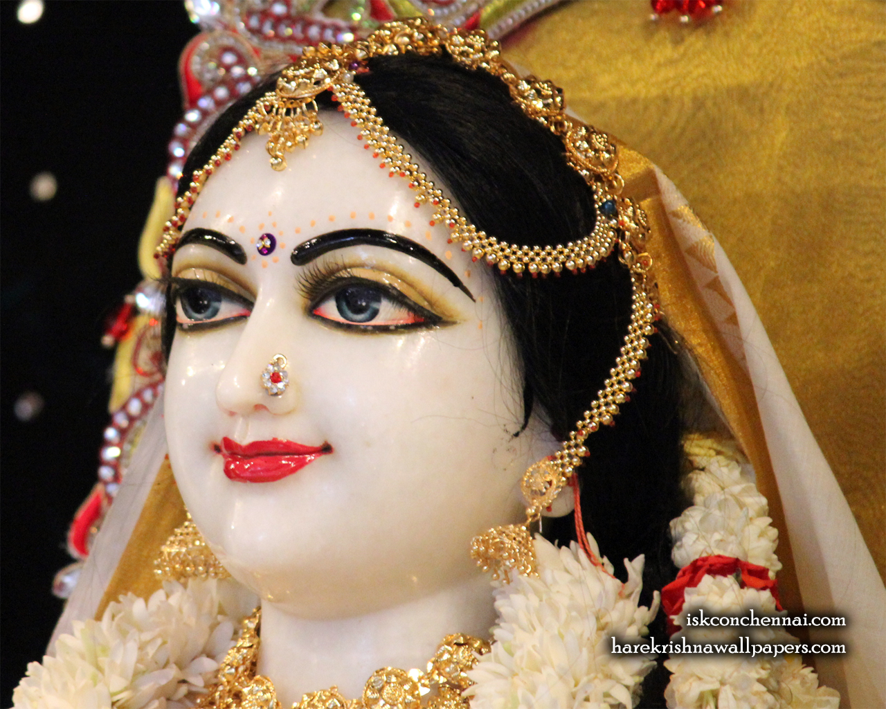 Sri Radha Close up Wallpaper (004) Size 1280x1024 Download