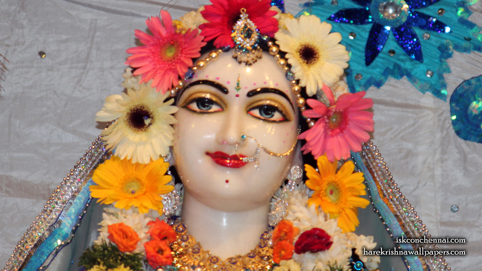 Sri Radha Close up Wallpaper (005) Size 1600x900 Download