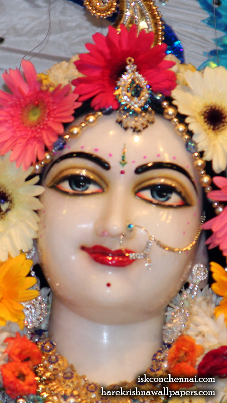 Sri Radha Close up Wallpaper (005) Size 450x800 Download
