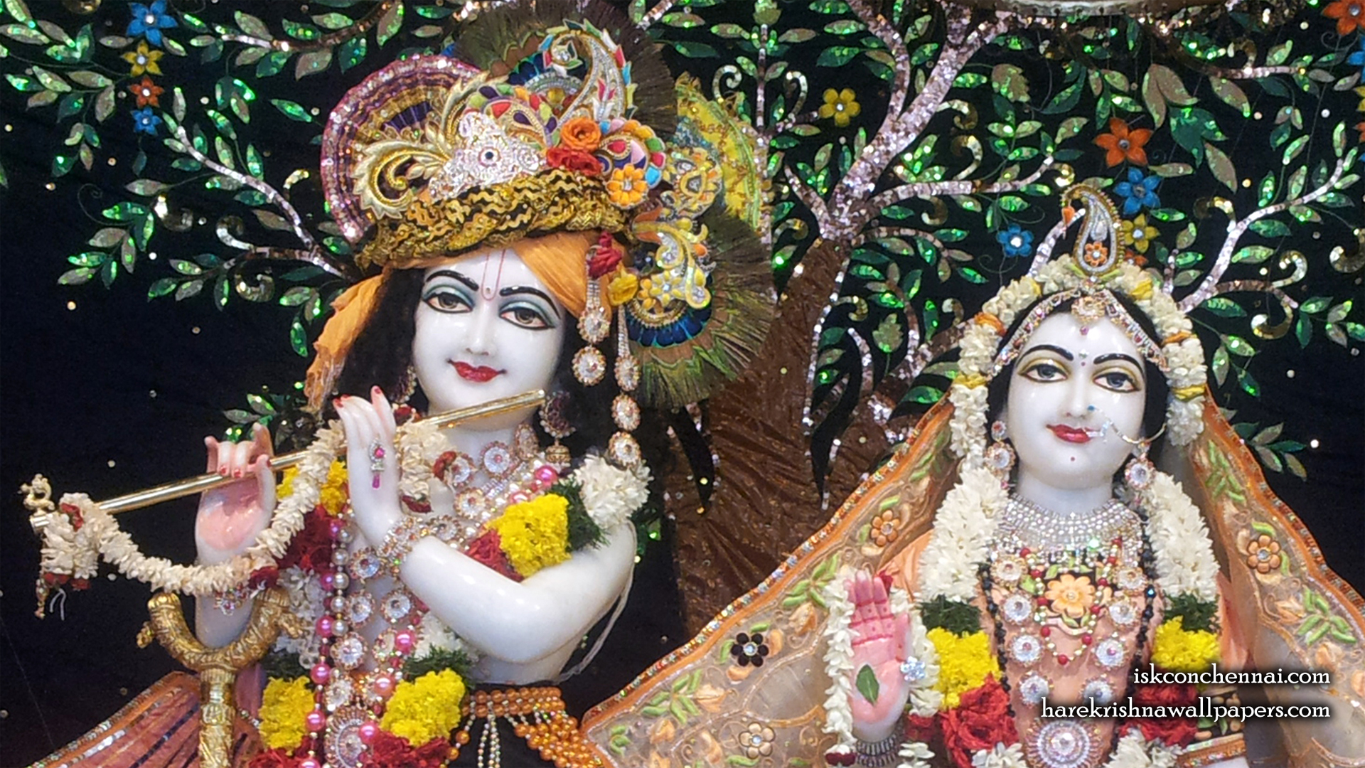 Sri Sri Radha Krishna Close up Wallpaper (005) Size 1920x1080 Download