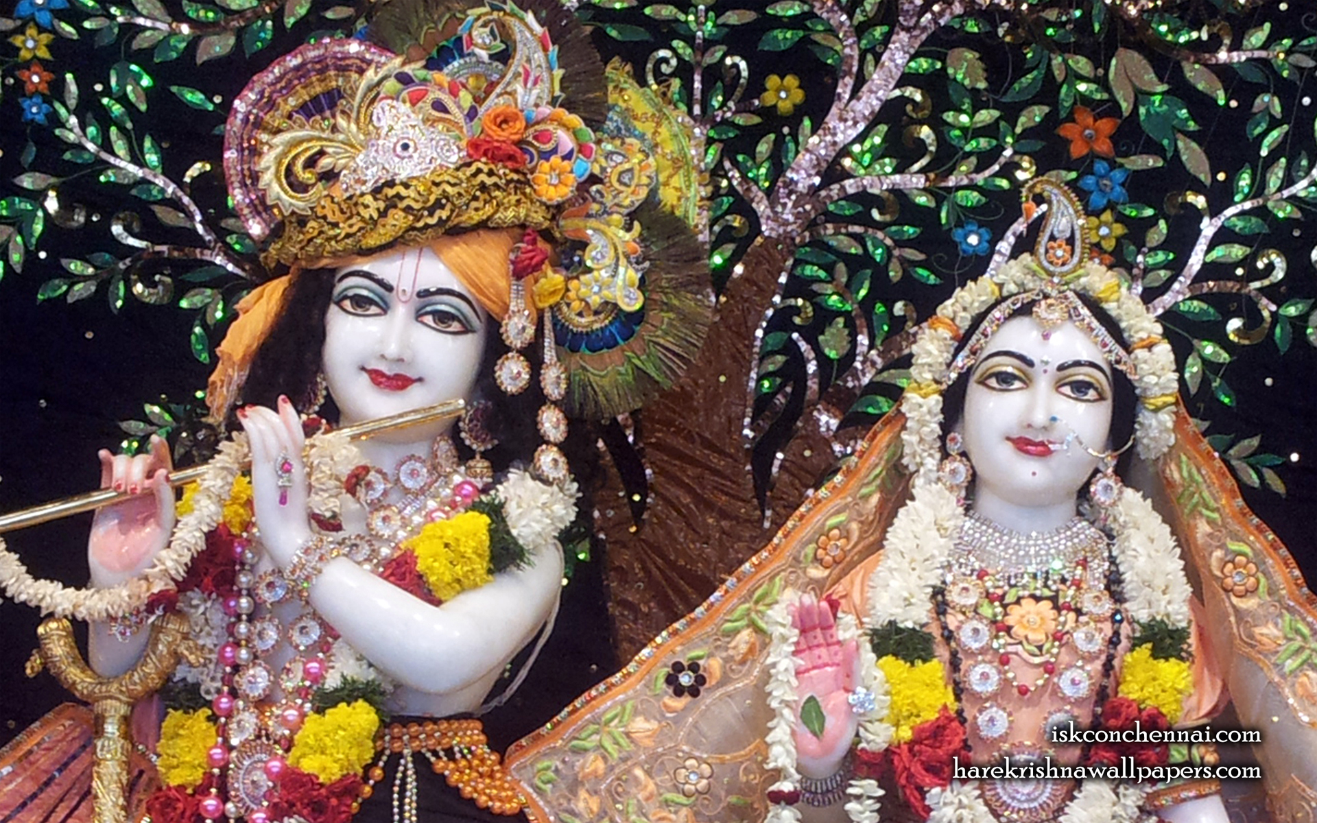 Sri Sri Radha Krishna Close up Wallpaper (005) Size 1920x1200 Download