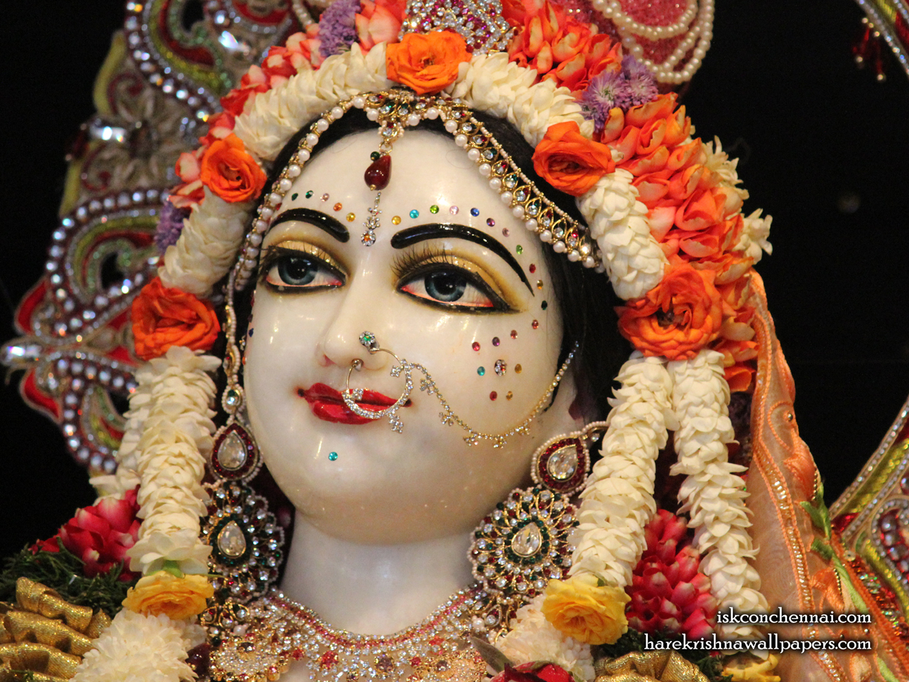 Sri Radha Close up Wallpaper (006) Size 1280x960 Download