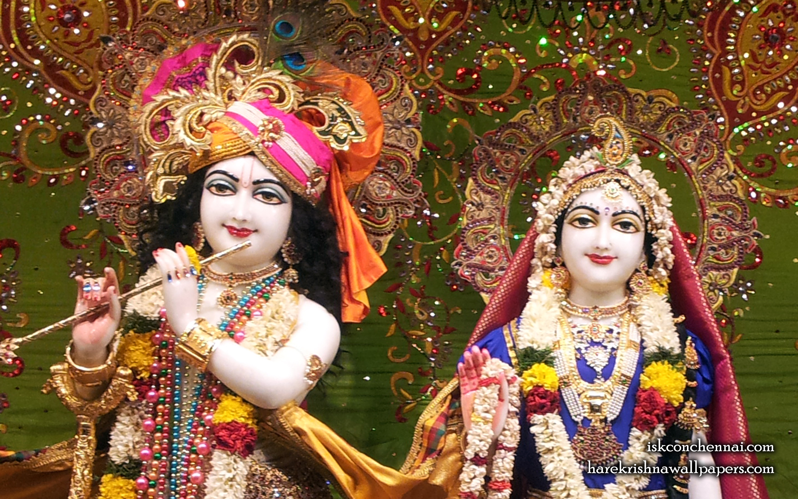Sri Sri Radha Krishna Close up Wallpaper (006) Size 2560x1600 Download