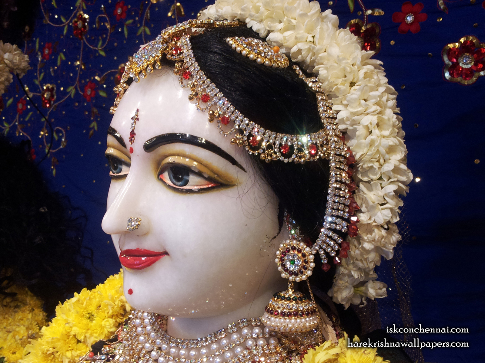 Sri Radha Close up Wallpaper (007) Size1600x1200 Download