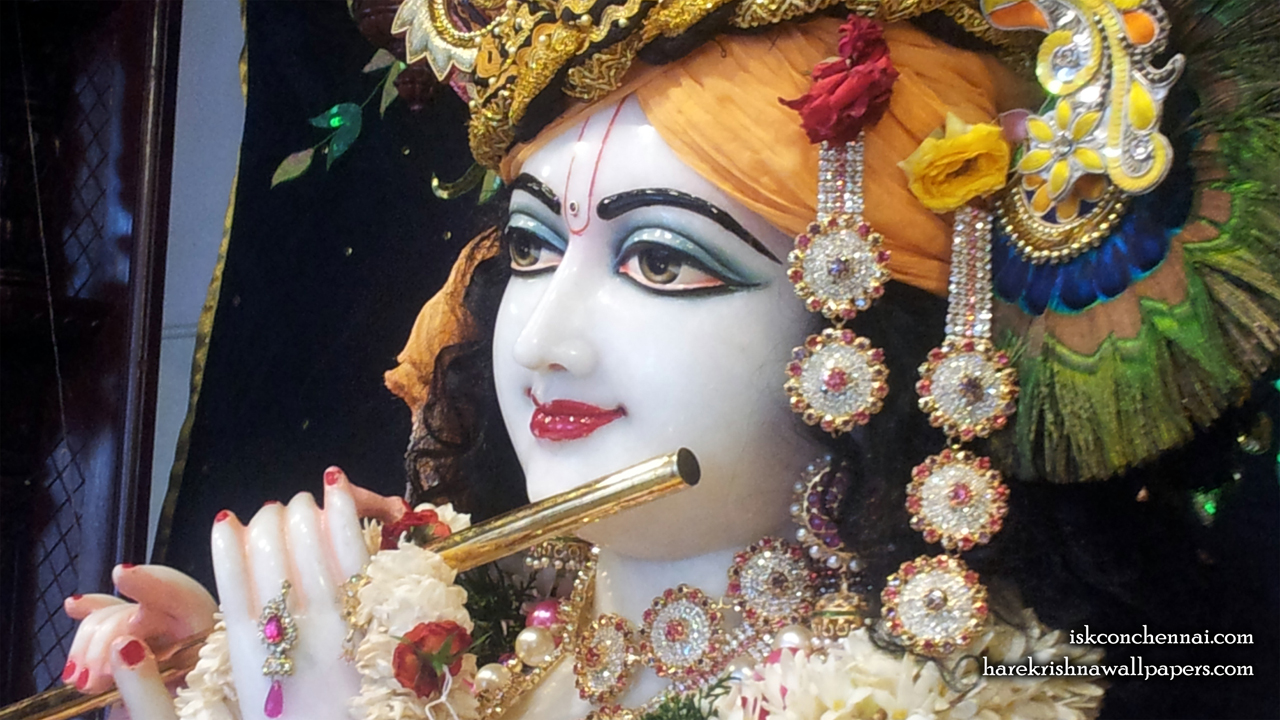 Sri Krishna Close up Wallpaper (008) Size 1280x720 Download
