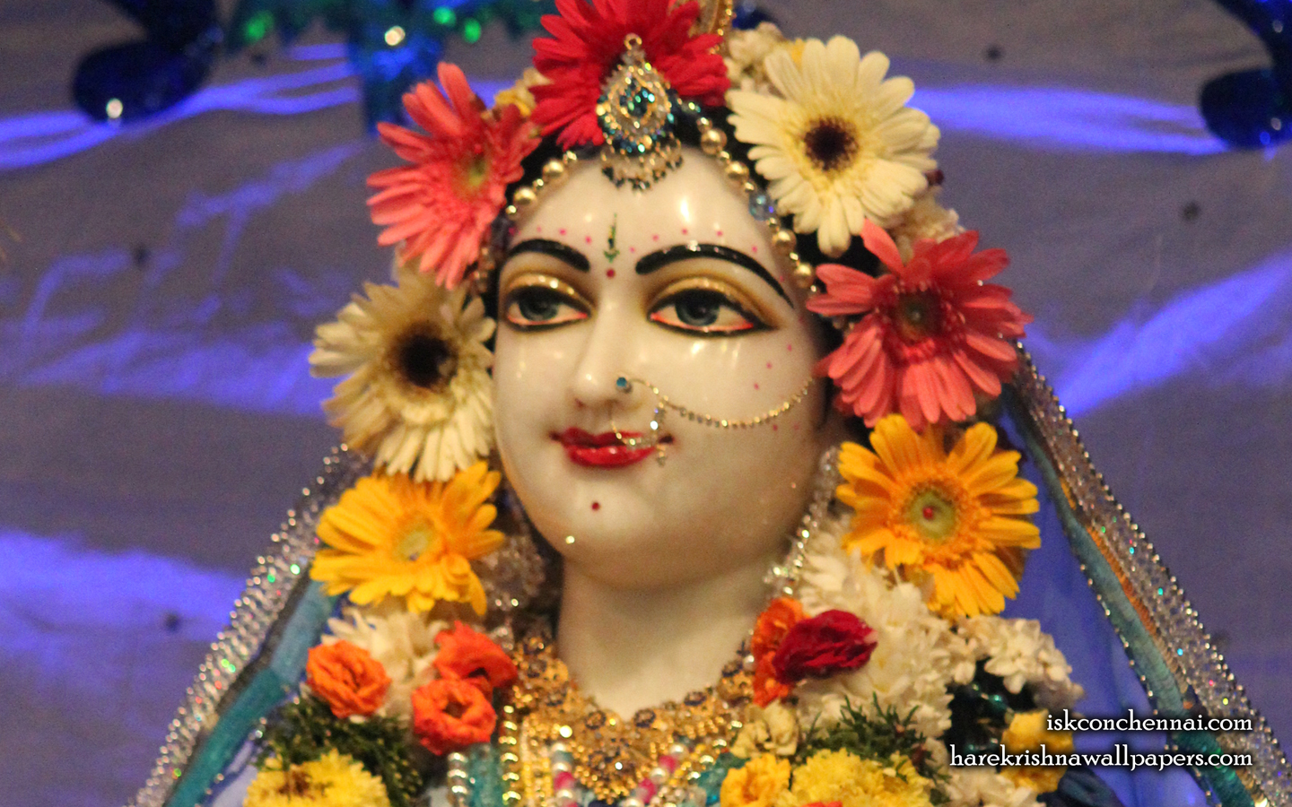 Sri Radha Close up Wallpaper (010) Size 1440x900 Download