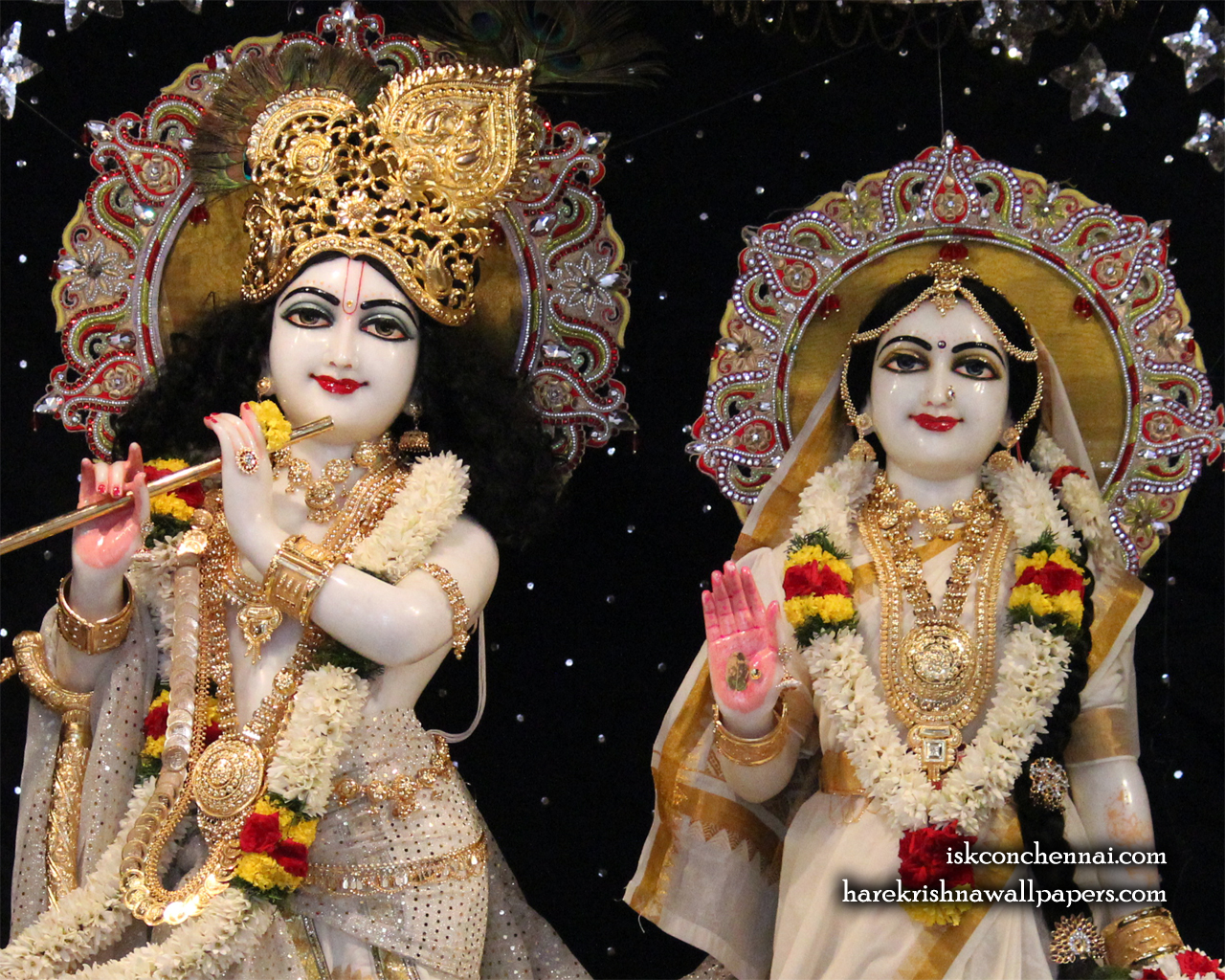 Sri Sri Radha Krishna Close up Wallpaper (010) Size 1280x1024 Download