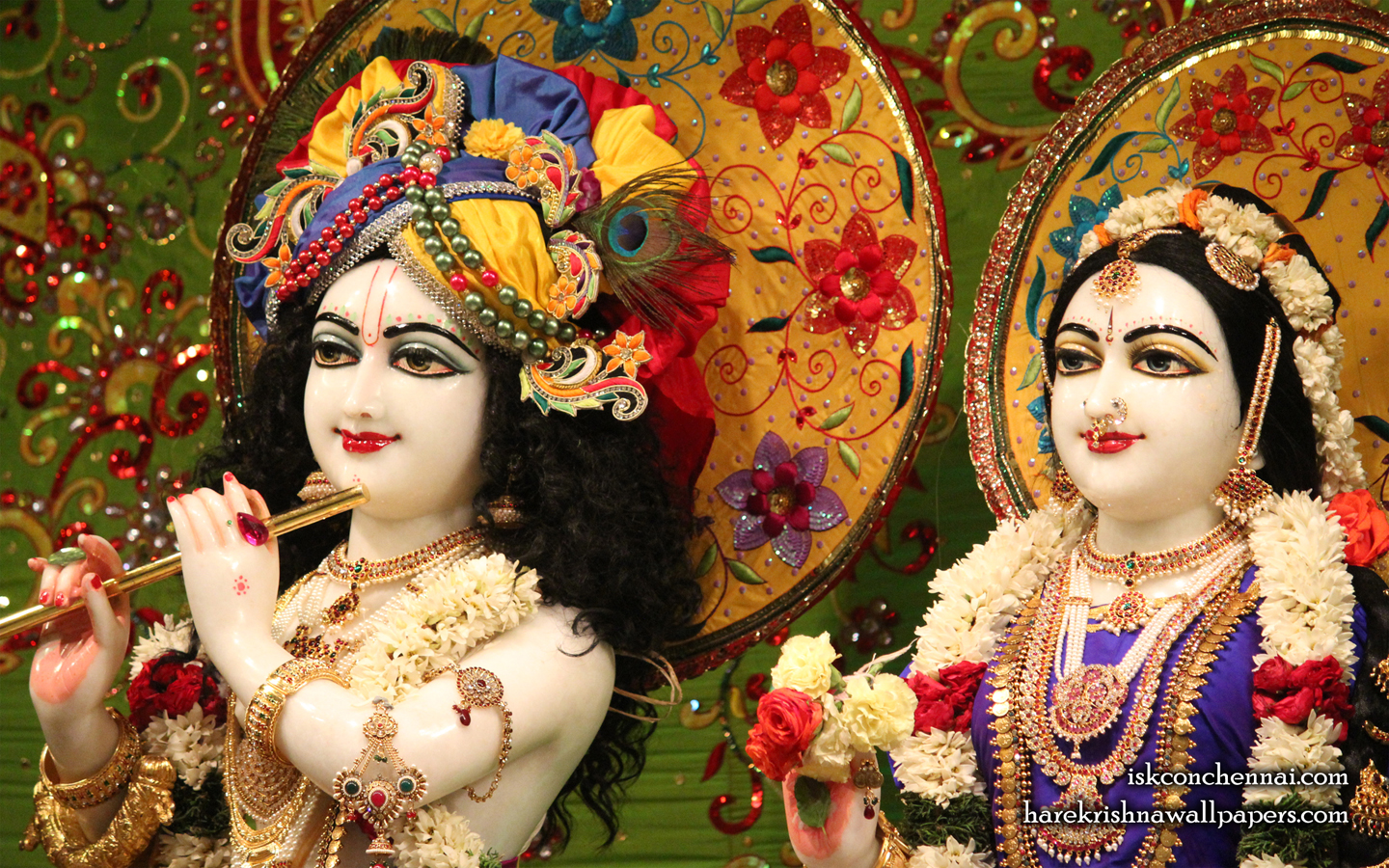 Sri Sri Radha Krishna Close up Wallpaper (011) Size 1440x900 Download