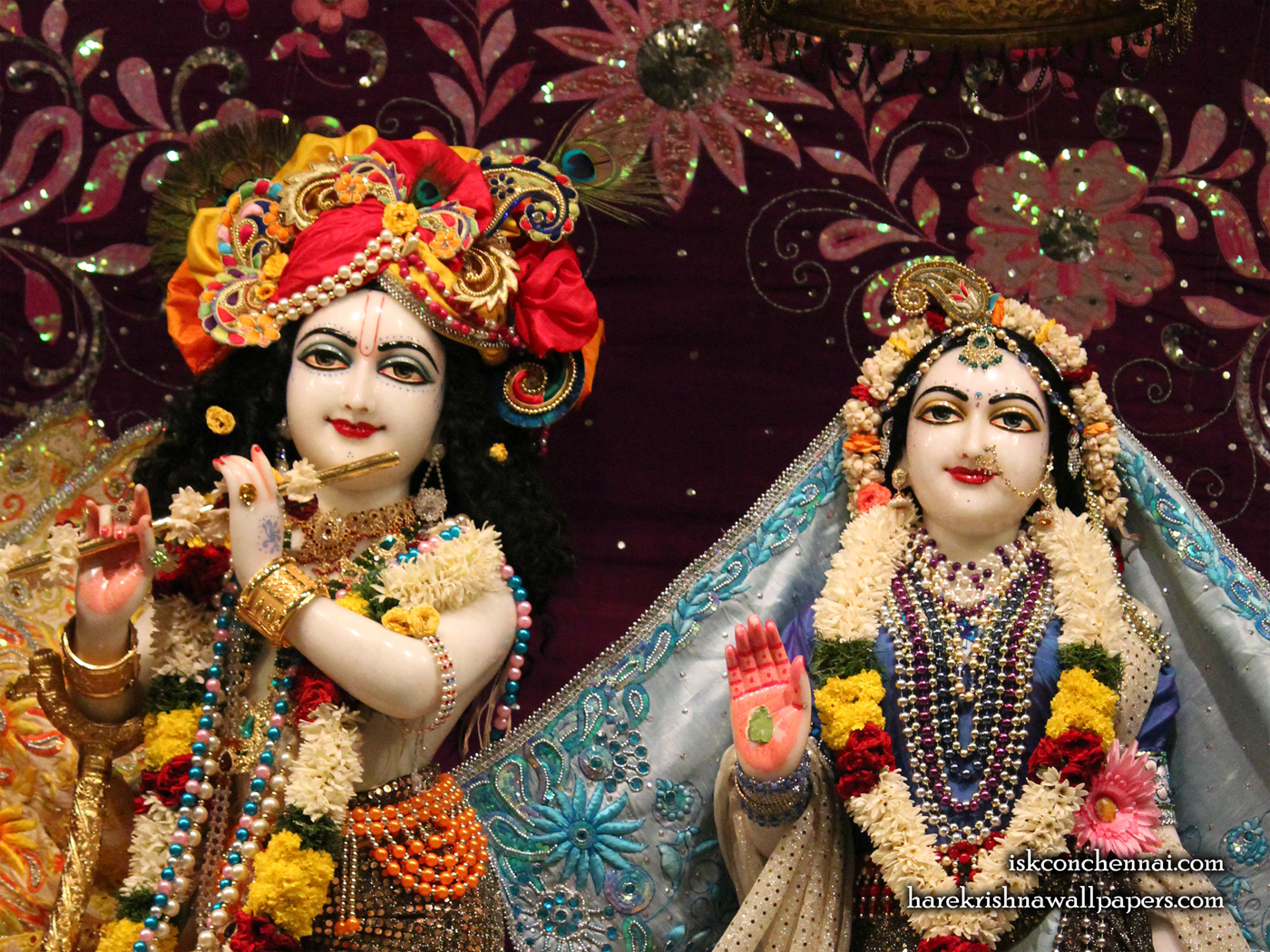 Sri Sri Radha Krishna Close up Wallpaper (012) Size 1400x1050 Download