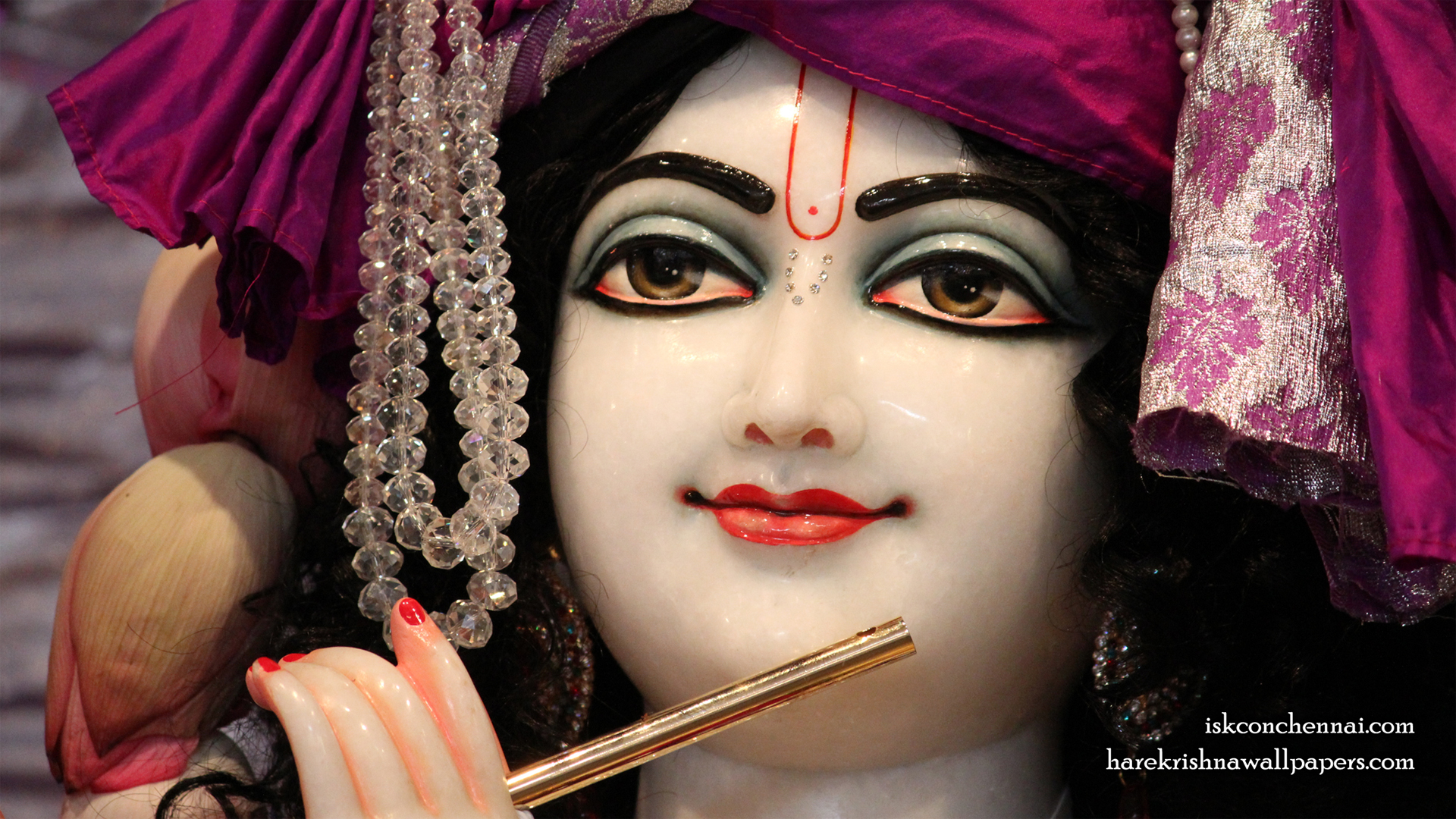 Sri Krishna Close up Wallpaper (013) Size 1920x1080 Download