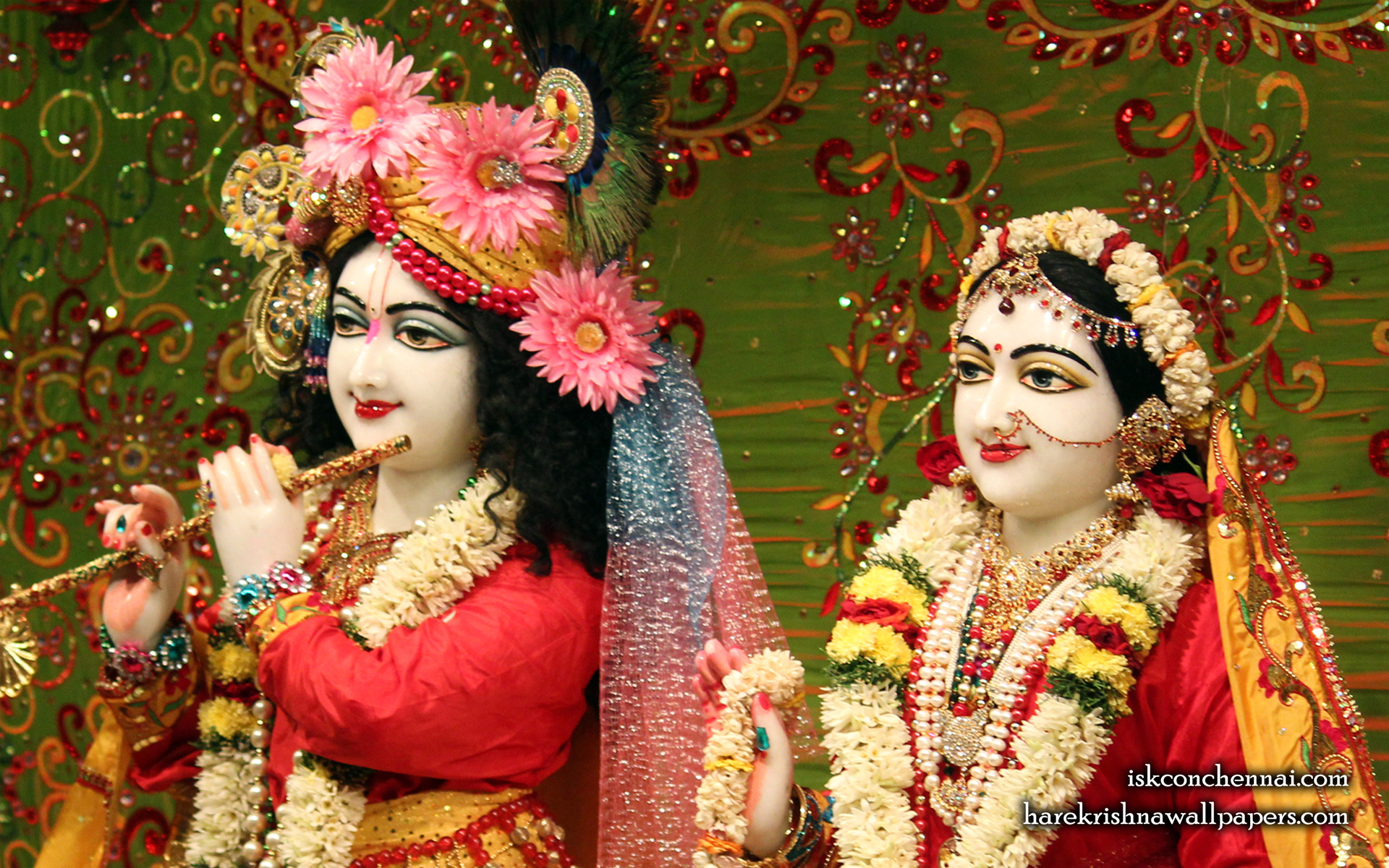 Sri Sri Radha Krishna Close up Wallpaper (015) Size 1920x1200 Download