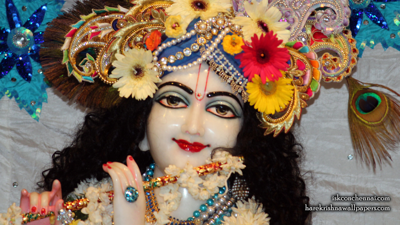 Sri Krishna Close up Wallpaper (017) Size 1280x720 Download