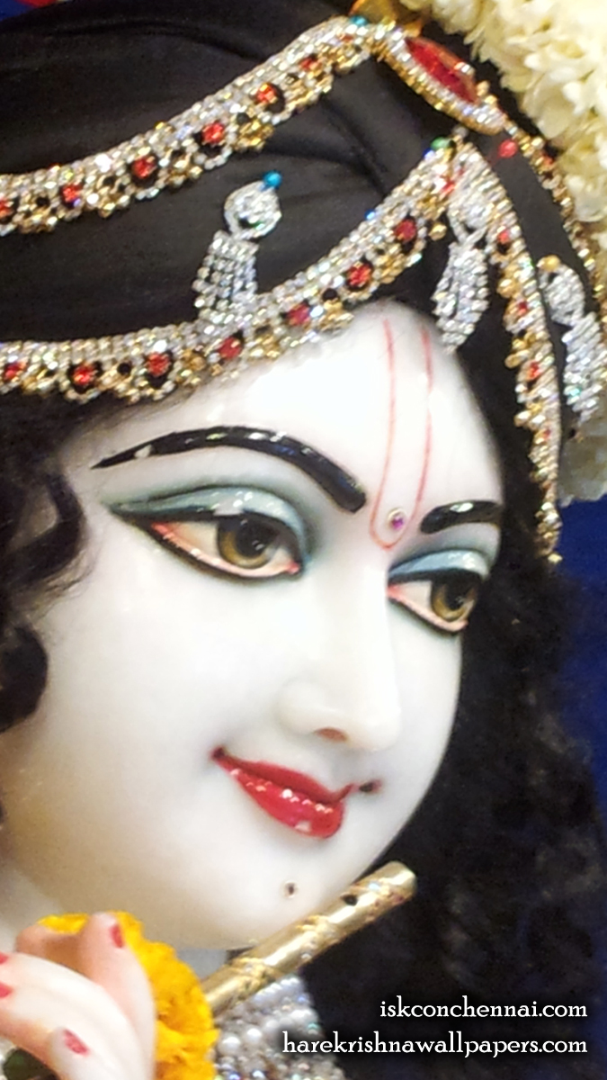 Sri Krishna Close up Wallpaper (018) Size 675x1200 Download