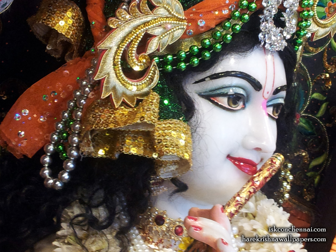 Sri Krishna Close up Wallpaper (020) Size 1152x864 Download