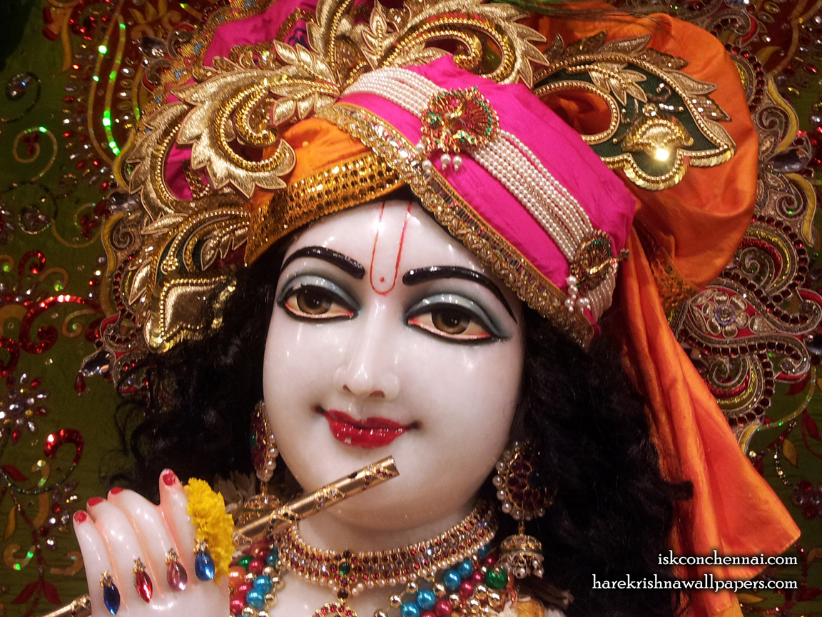 Sri Krishna Close up Wallpaper (021) Size 1152x864 Download