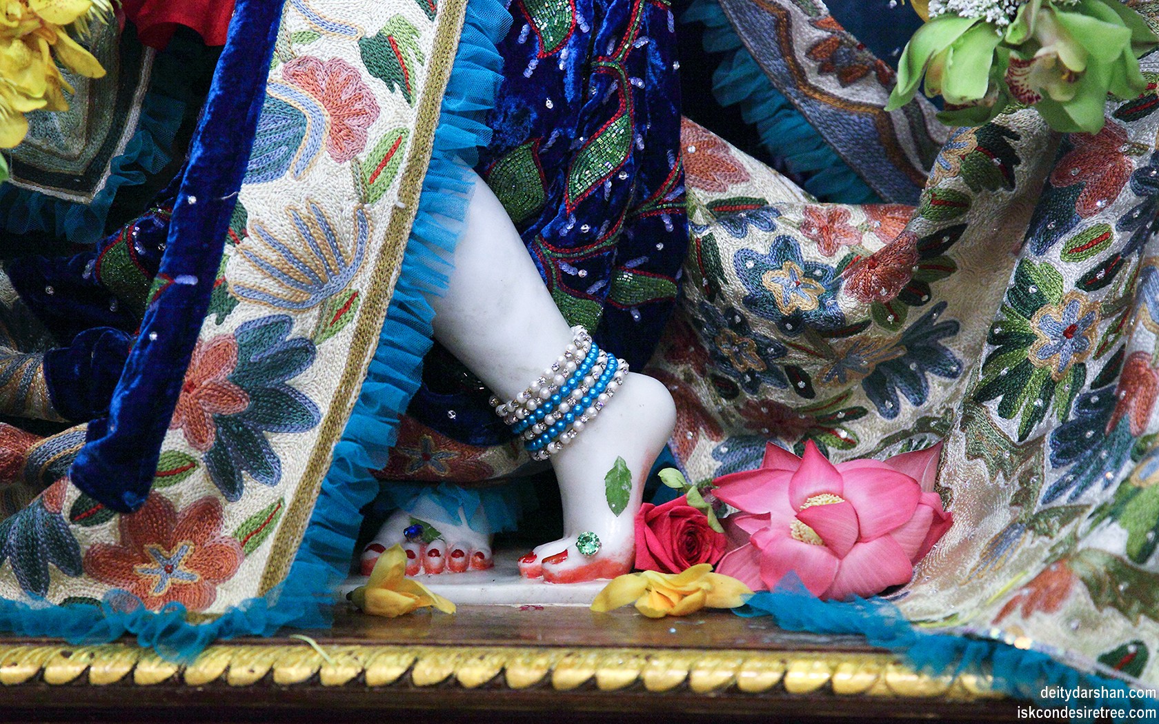 Sri Gopinath Feet Wallpaper (001) Size 1680x1050 Download