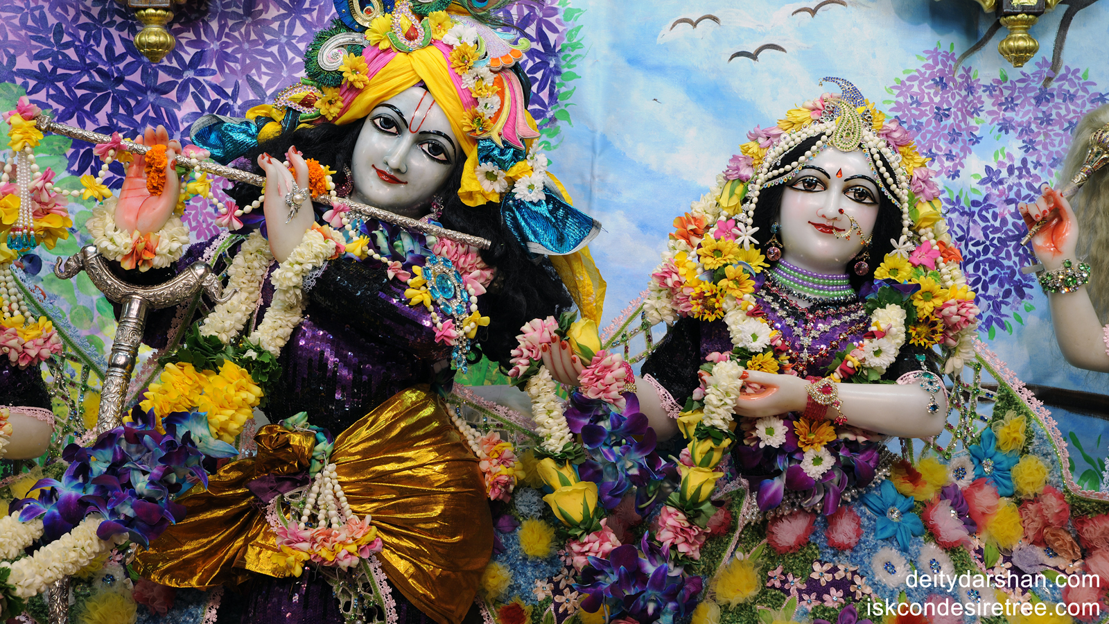 Sri Sri Radha Gopinath Close up Wallpaper (010) Size 1600x900 Download