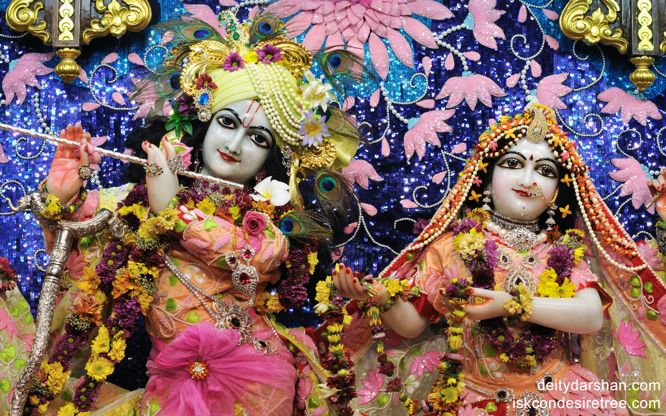 Sri Sri Radha Gopinath Close up Wallpaper (011) Size 2560x1600 Download