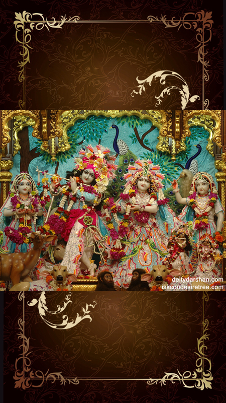 Sri Sri Radha Gopinath Lalita Vishakha Wallpaper (014) Size 450x800 Download