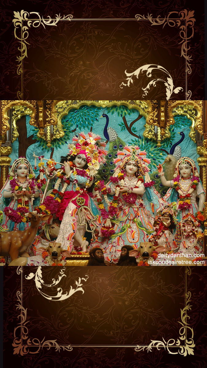 Sri Sri Radha Gopinath Lalita Vishakha Wallpaper (014) Size 675x1200 Download