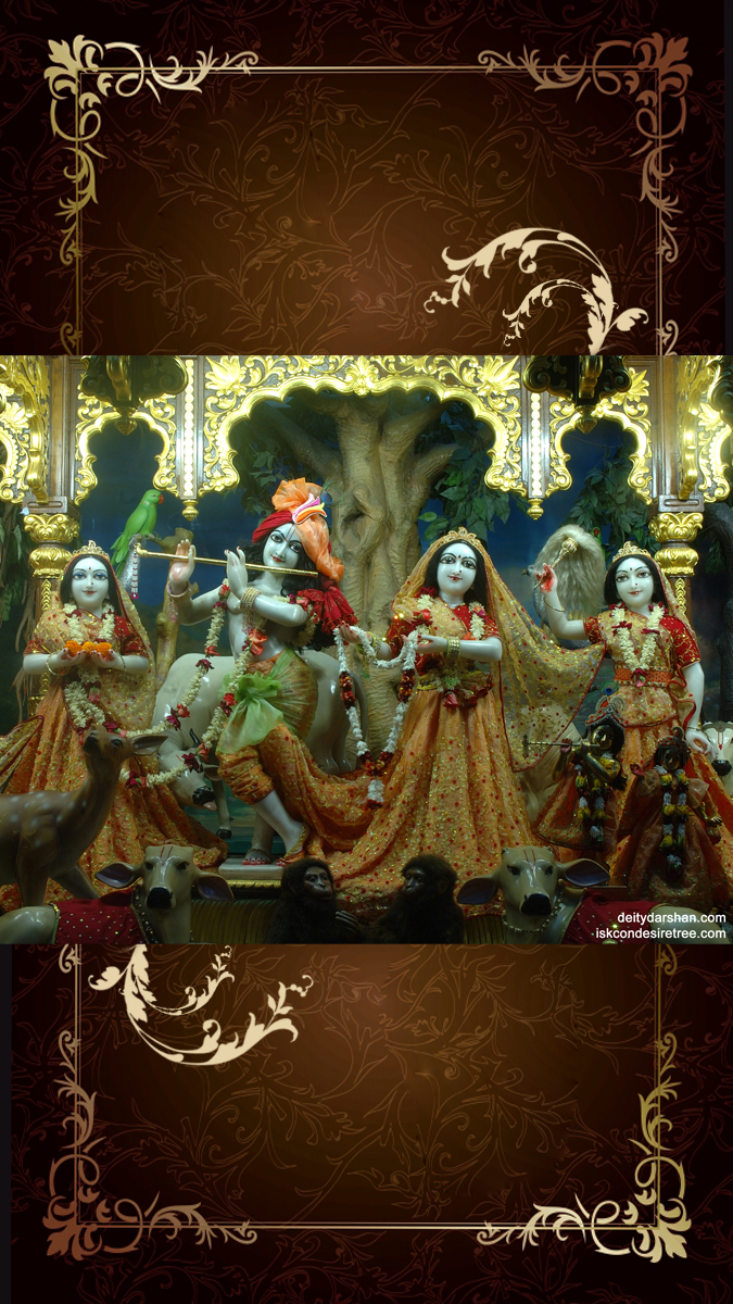 Sri Sri Radha Gopinath Lalita Vishakha Wallpaper (015) Size 675x1200 Download
