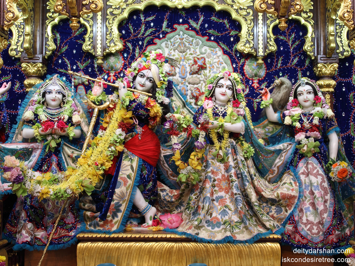 Sri Sri Radha Gopinath Lalita Vishakha Wallpaper (018) Size 1440x900 Download