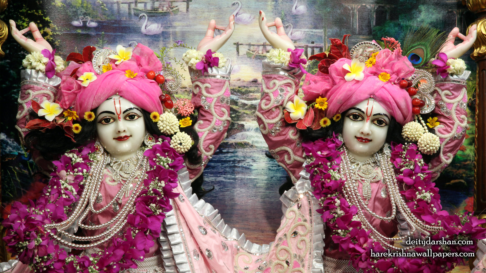 Sri Sri Nitai Gaurachandra Close up Wallpaer (019) Size 1920x1080 Download