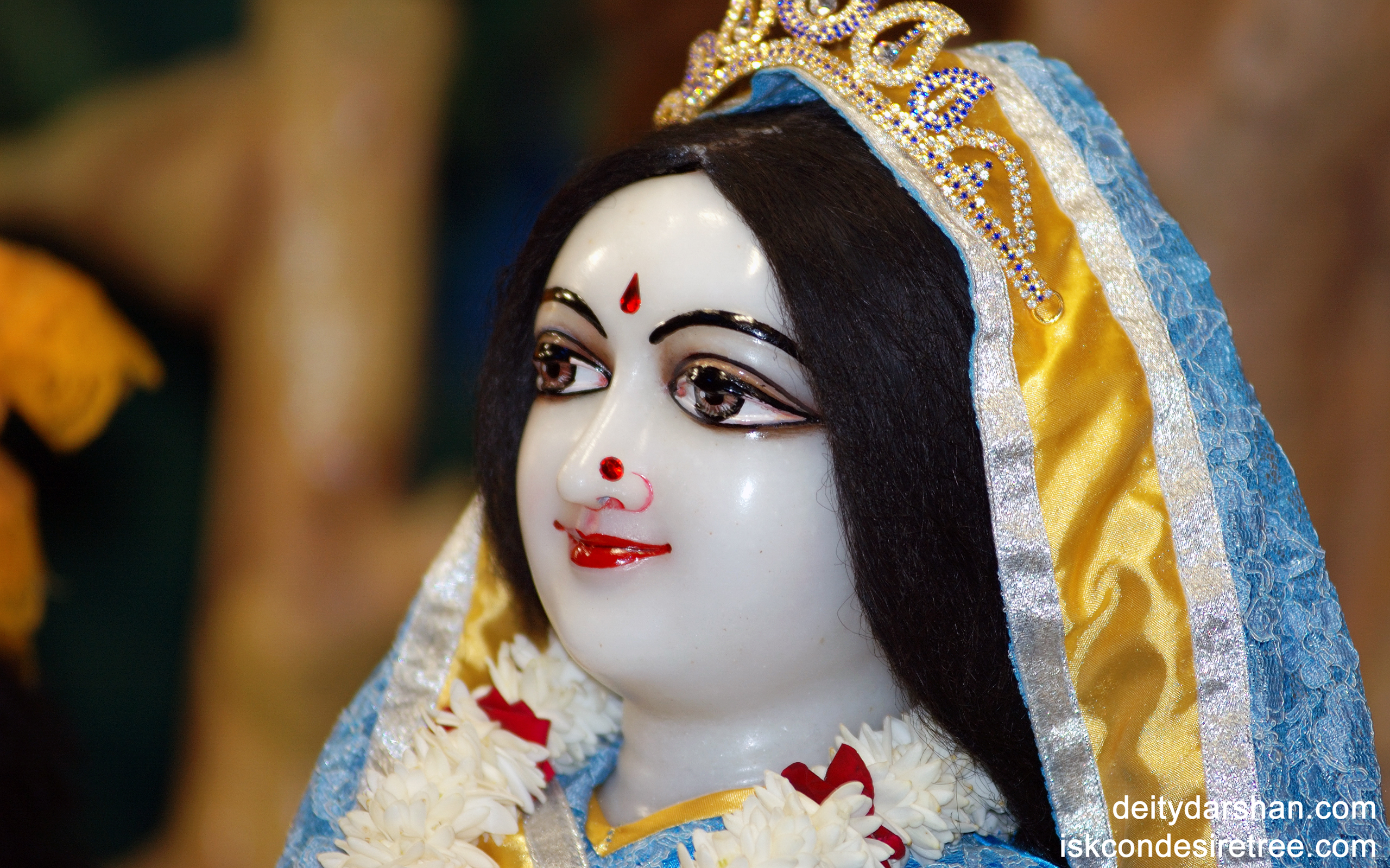 Srimati Radharani Close up Wallpaper (021) Size 2560x1600 Download