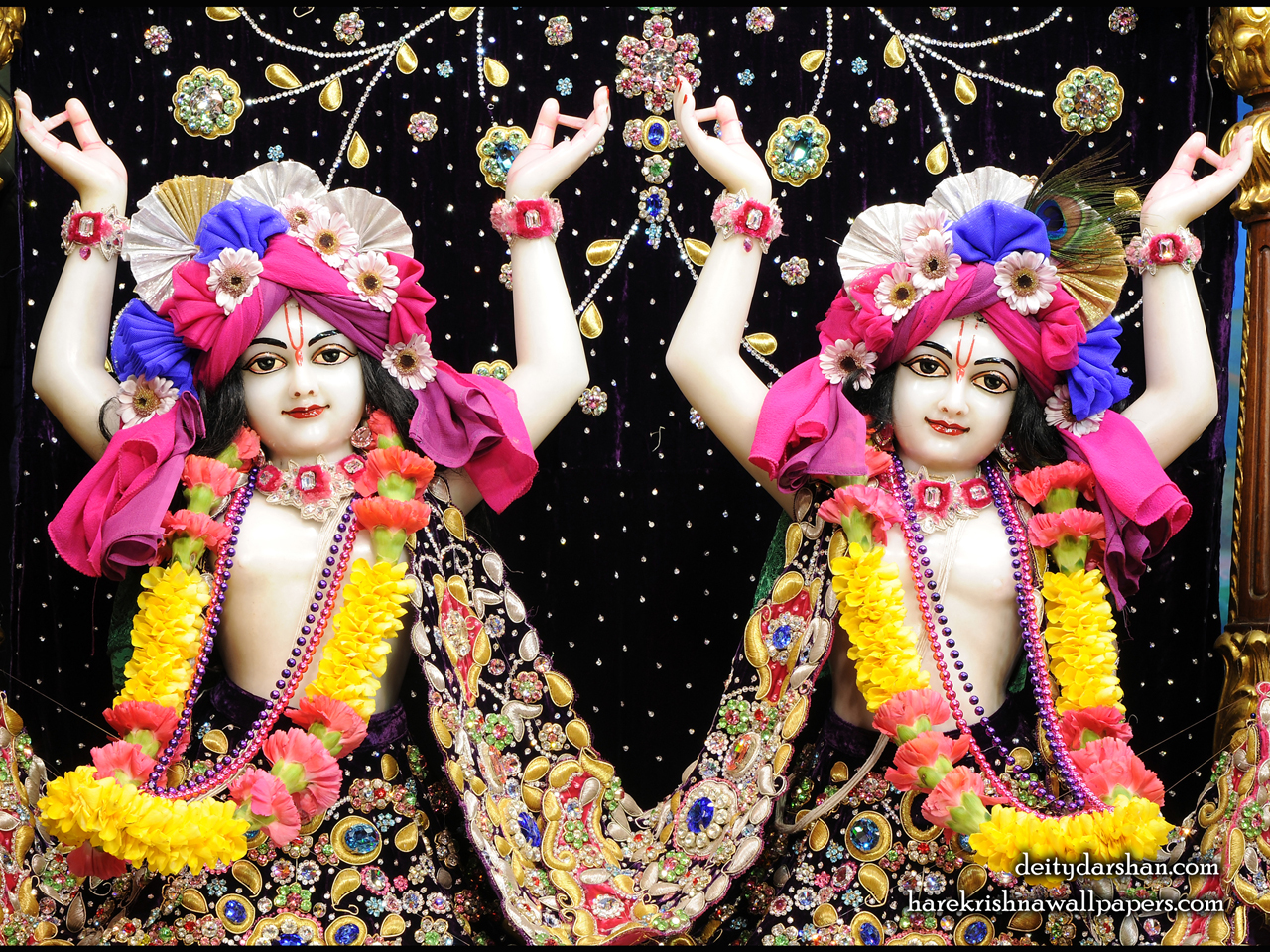 Sri Sri Nitai Gaurachandra Close up Wallpaer (021) Size 1280x960 Download