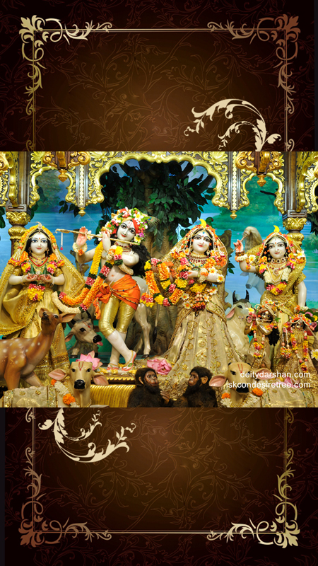 Sri Sri Radha Gopinath Lalita Vishakha Wallpaper (023) Size 450x800 Download