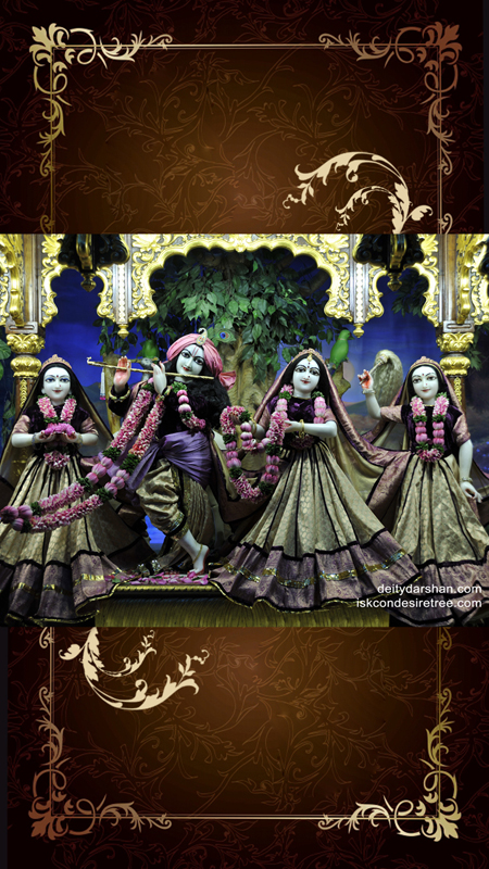 Sri Sri Radha Gopinath Lalita Vishakha Wallpaper (024) Size 450x800 Download