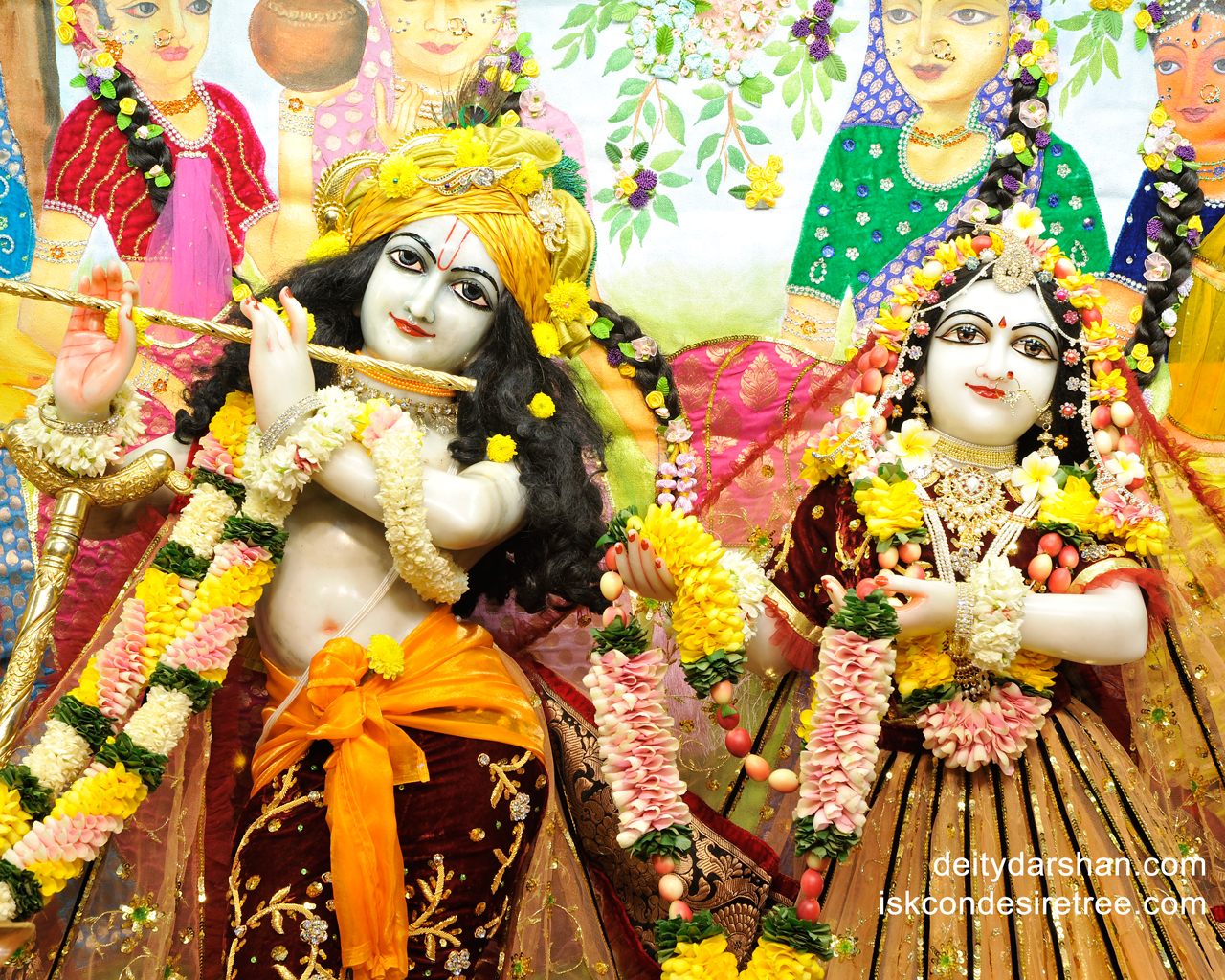 Sri Sri Radha Gopinath Close up Wallpaper (025) Size 1280x1024 Download