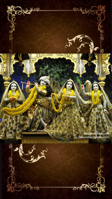 Sri Sri Radha Gopinath Lalita Vishakha Wallpaper (026) Size 450x800 Download