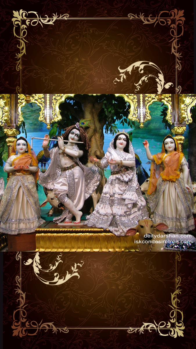 Sri Sri Radha Gopinath Lalita Vishakha Wallpaper (027) Size 675x1200 Download