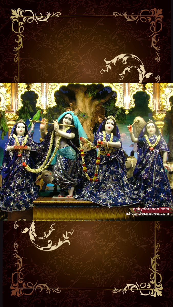 Sri Sri Radha Gopinath Lalita Vishakha Wallpaper (028) Size 675x1200 Download