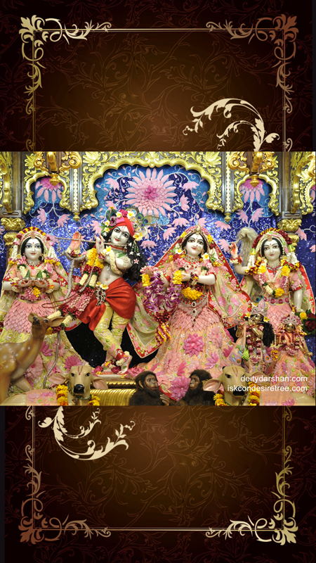 Sri Sri Radha Gopinath Lalita Vishakha Wallpaper (031) Size 450x800 Download