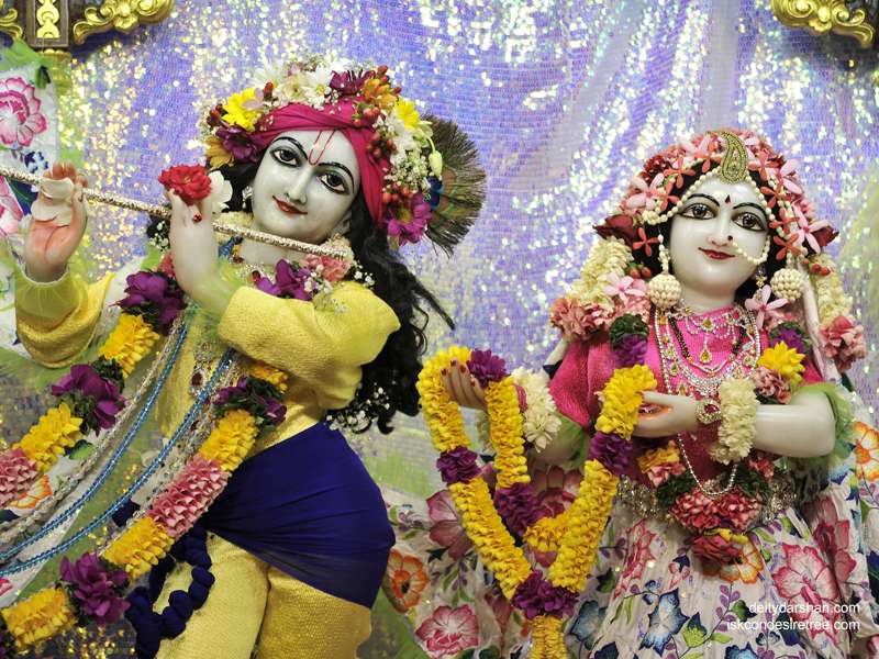 Sri Sri Radha Gopinath Close up Wallpaper (033)