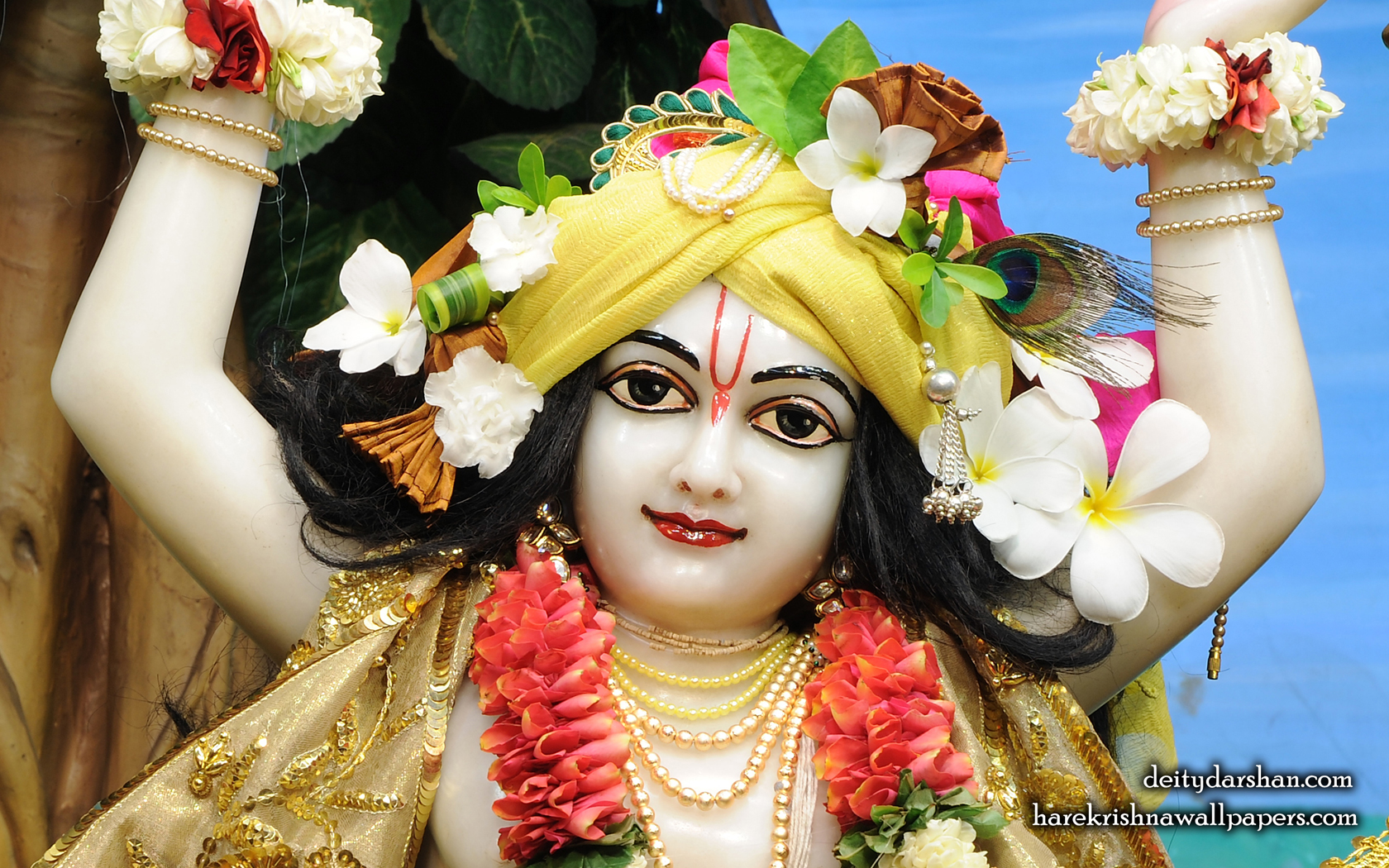 Sri Gaurachandra Close up Wallpaper (035) Size 1680x1050 Download