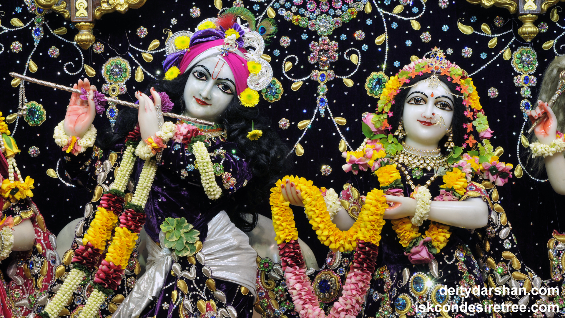 Sri Sri Radha Gopinath Close up Wallpaper (038) Size 1920x1080 Download