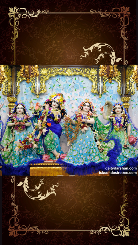 Sri Sri Radha Gopinath Lalita Vishakha Wallpaper (042) Size 450x800 Download